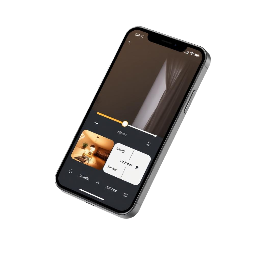 WiT Assist smart home control app on a smartphone
